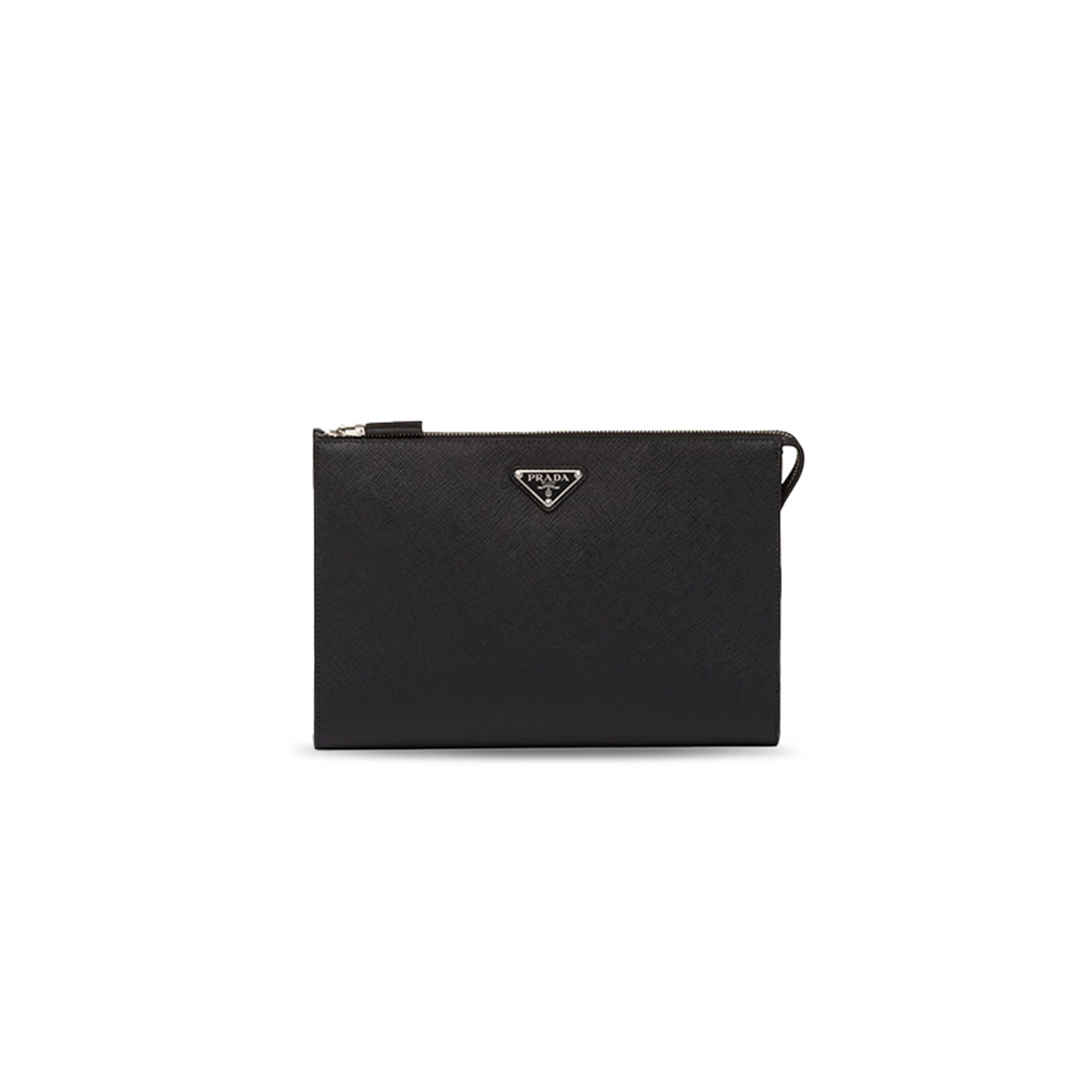 Pra*a saffiano leather men''s bag 2vf030 (26*19.5*3cm)